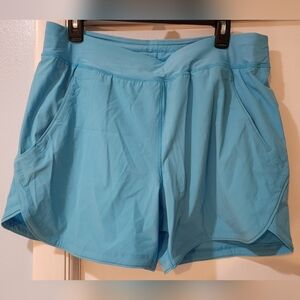 Women's Lands' End Light Blue Swim Shorts, Size 14(L) NWOT